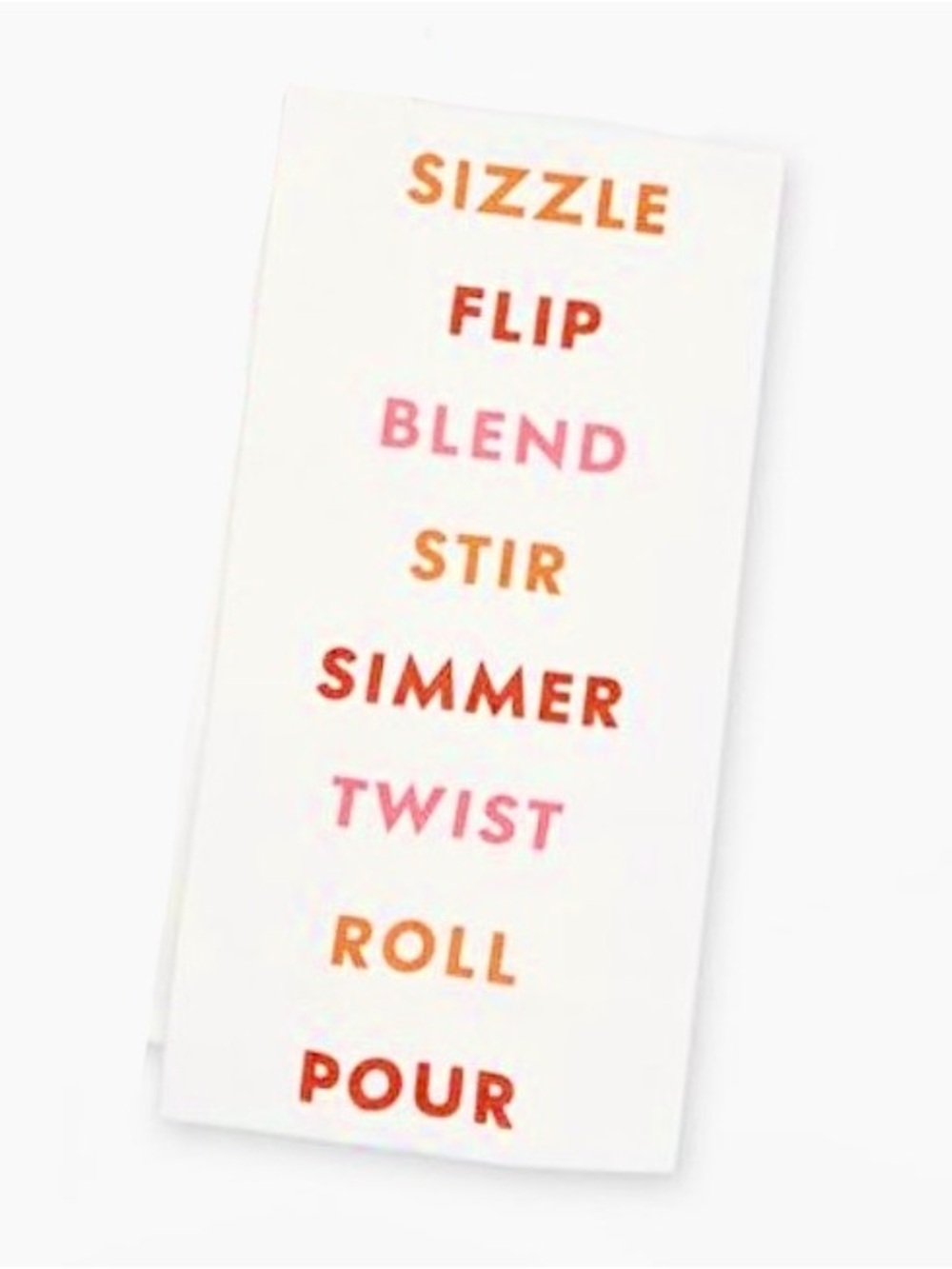 NWT RARE Kate Spade Sizzle Simmer Stir Twist Dish Towel